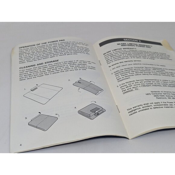 Power Pad NES Manual Only Authentic Original Nintendo VTG - Picture 8 of 8